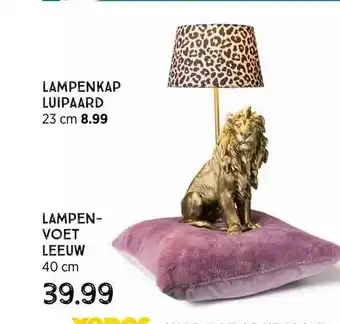 Xenos Lampen-voet leeuw aanbieding