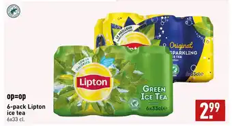 ALDI 6-pack Lipton ice tea 6 x 33 cl aanbieding