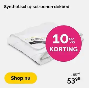 Beter Bed Synthetisch 4-seizoenen dekbed aanbieding