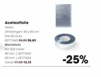 HANOS Acetaatfolie aanbieding