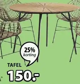 Jysk Rangstrup Tafel aanbieding