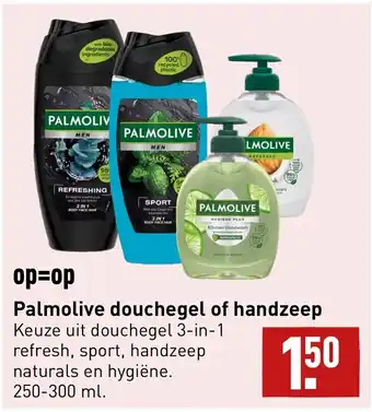 ALDI Palmolive douchegel of handzeep  250-300 ml aanbieding