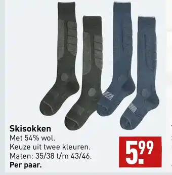 ALDI Skisokken aanbieding