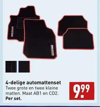 ALDI 4-delige automattenset aanbieding