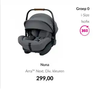 Babypark Nuna arratm next aanbieding