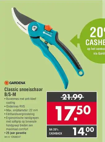 Enorm Gardena classic snoeischaar b s-m aanbieding