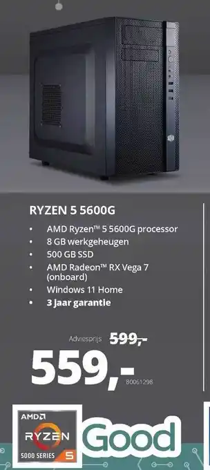 Paradigit Ryzen 5 5600g aanbieding