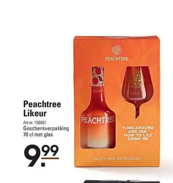 Sligro Peachtree likeur aanbieding