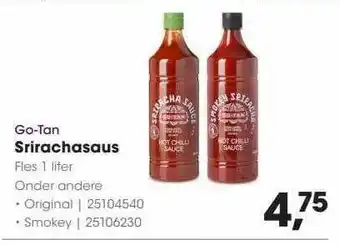 HANOS Go-tan srirachasaus aanbieding