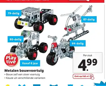 Lidl Metalen bouwvoertuig aanbieding