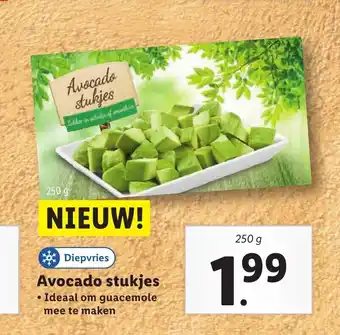 Lidl Avocado stukjes 250 g aanbieding