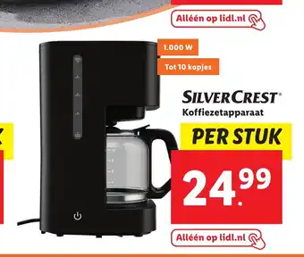 Lidl SilverCrest Koffiezetapparaat aanbieding