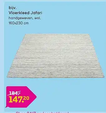 Leen Bakker Vloerkleed jafari aanbieding