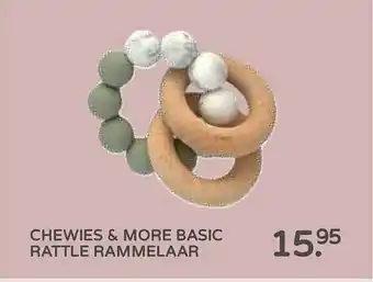 Prenatal Chewies & more basic rattle rammelaar aanbieding