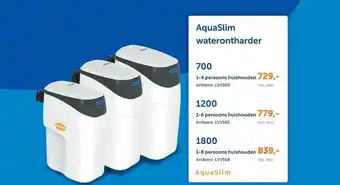 Warmteservice Aquaslim waterontharder aanbieding