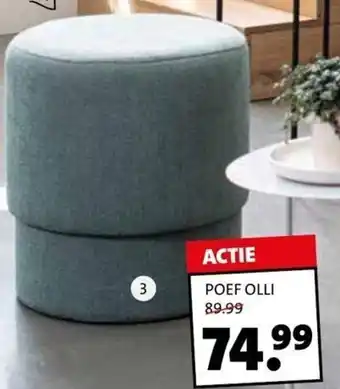 Intratuin Poef olli aanbieding