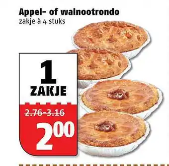 Poiesz Appel- Of Walnootrondo aanbieding