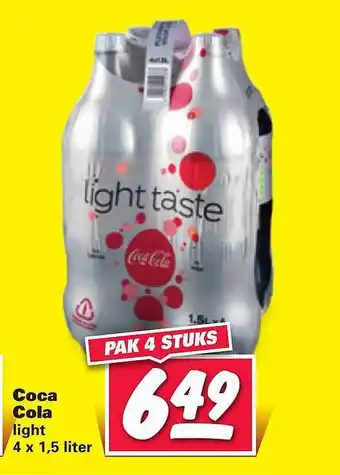 Nettorama Coca Cola Light 1.5L aanbieding