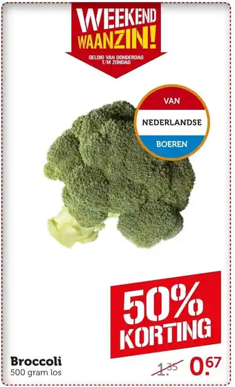 Coop Broccoli 500g aanbieding