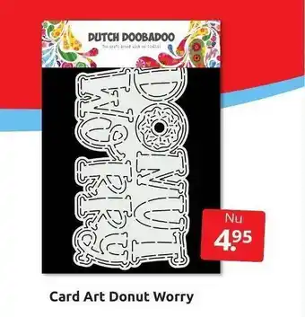 Boekenvoordeel Card art donut worry aanbieding