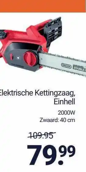 Inter Chalet Elektrische kettingzaag einhell aanbieding