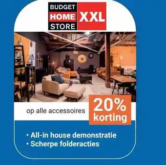 Inter Chalet Op alle accessoires 20% korting aanbieding