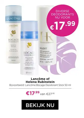 ICI Paris XL Lancôme of Helena Rubinstein aanbieding