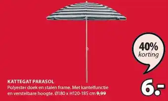 Jysk KATTEGAT PARASOL aanbieding