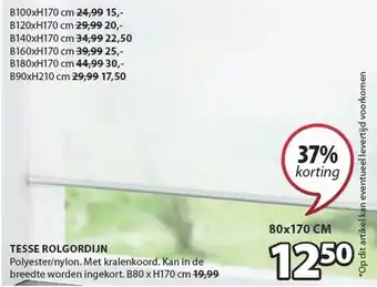 Jysk TESSE ROLGORDIJN aanbieding