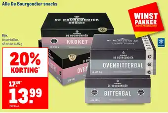 Makro Alle De Bourgondier snacks aanbieding