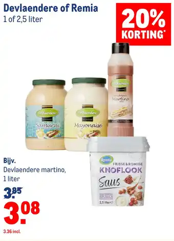 Makro Devlaendere of Remia aanbieding