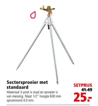 Welkoop Sectorsproeier met standaard aanbieding