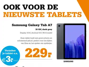 Telecombinatie Samsung Galaxy Tab A7 aanbieding