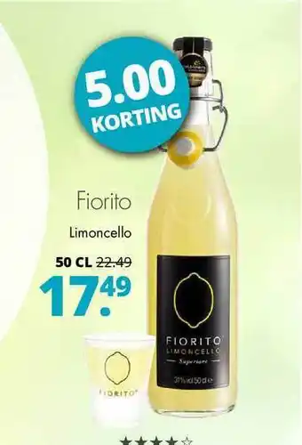 Mitra Fiorito Limoncello 5.00 Korting aanbieding