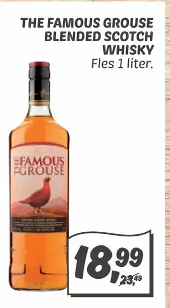 Dekamarkt The Famous Grouse Blended Scotch Whiskey 1 liter aanbieding