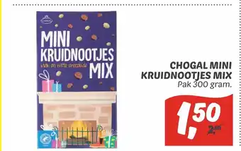 Dekamarkt Chogal Mini Kruidnootjes Mix pak 300 gram aanbieding