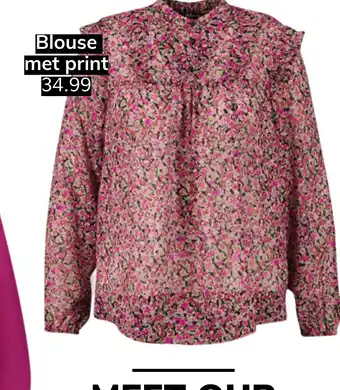 MS Mode Blouse met print aanbieding