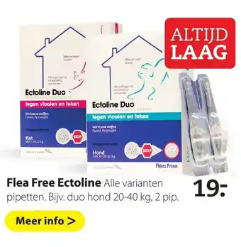 Pets Place Flea Free Ectoline aanbieding