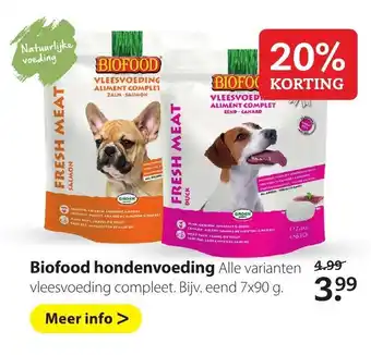 Pets Place Biofood Hondenvoeding 7*90g aanbieding