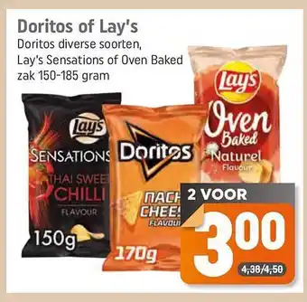 Dagwinkel Doritos of lay's aanbieding