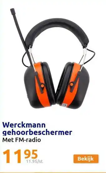 Action Werckmann gehoorbeschermer aanbieding