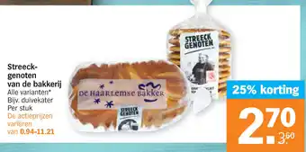 Albert Heijn Streeckgenoten van de bakkerij aanbieding