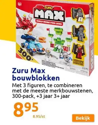 Action Zuru max bouwblokken aanbieding