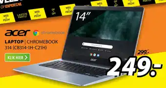 Expert Acer Laptop Chromebook 314 (Cb314-1H-C21H) aanbieding