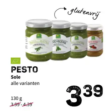 Ekoplaza Pesto sole aanbieding