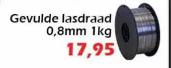 iTEK Gevulde lasdraad 0.8 mm aanbieding