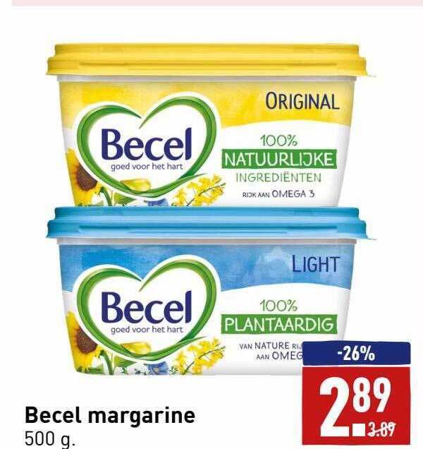 Becel margarine aanbieding bij ALDI