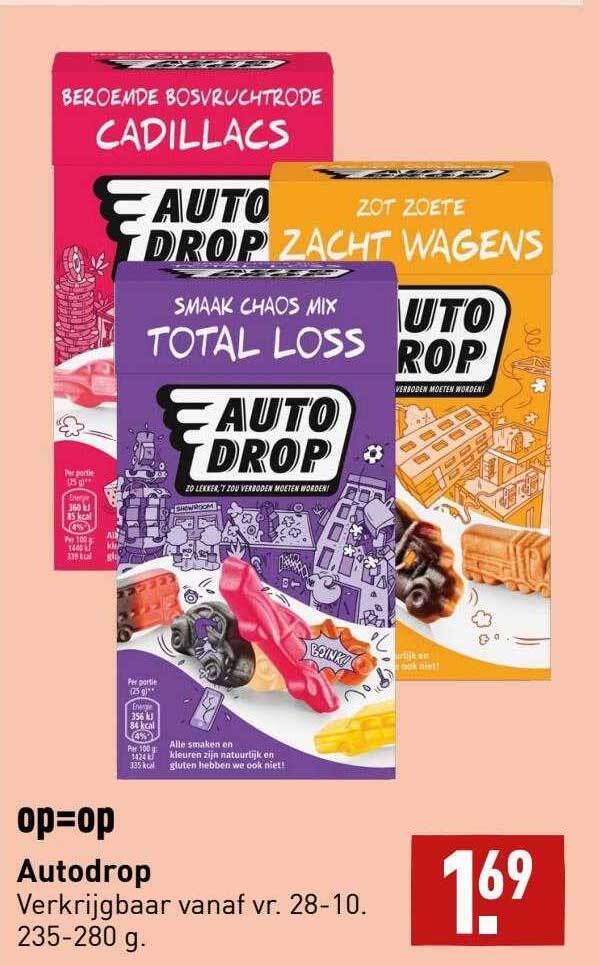Autodrop aanbieding bij ALDI