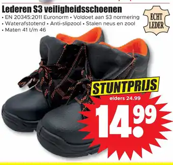 Dirk Lederen S3 Veiligheidsschoenen aanbieding