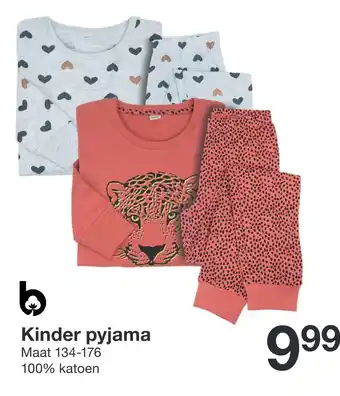 Zeeman Kinder pyjama maat 134-176 aanbieding